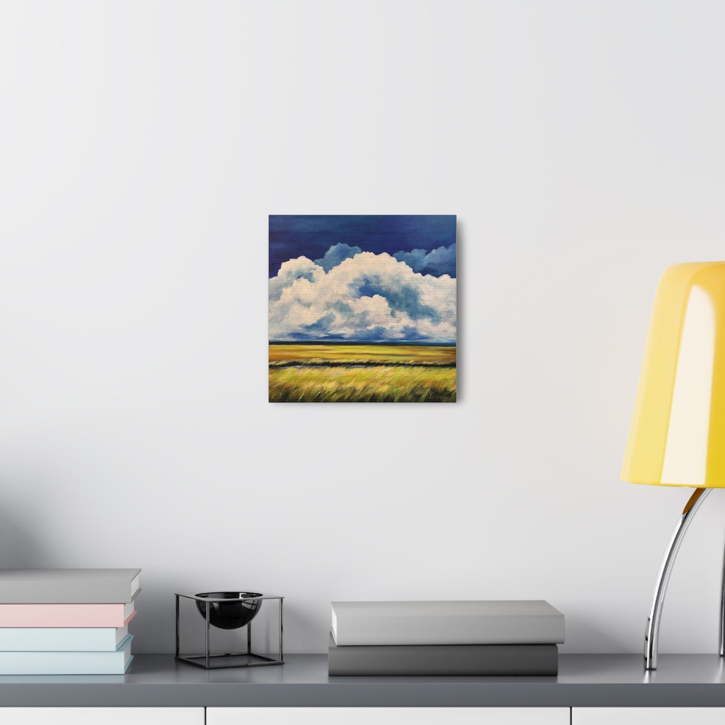 Clouds Over The Marsh - Canvas Print