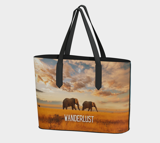 Vegan Leather Tote - Wanderlust