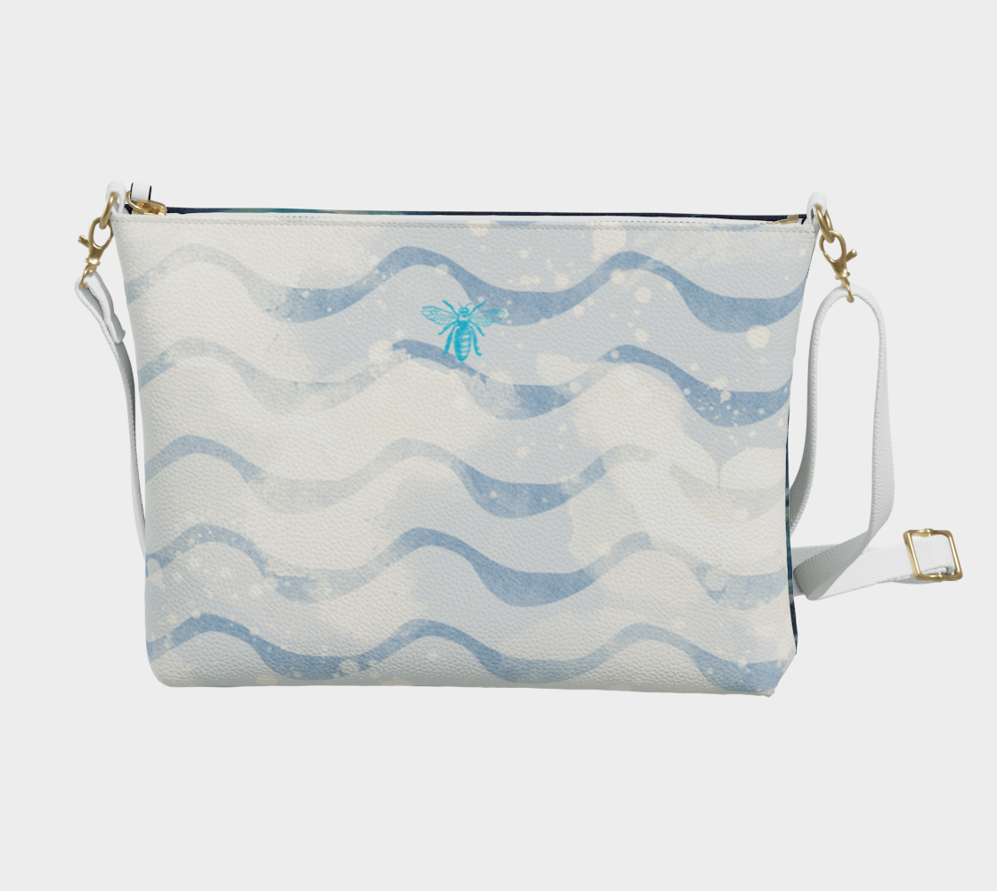 Crossbody Purse - White Jellyfish