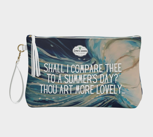 Makeup Bag - Shall I Compare Thee